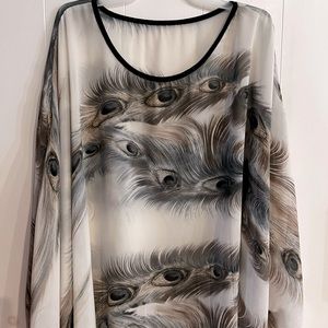 Shawl top beautiful colours